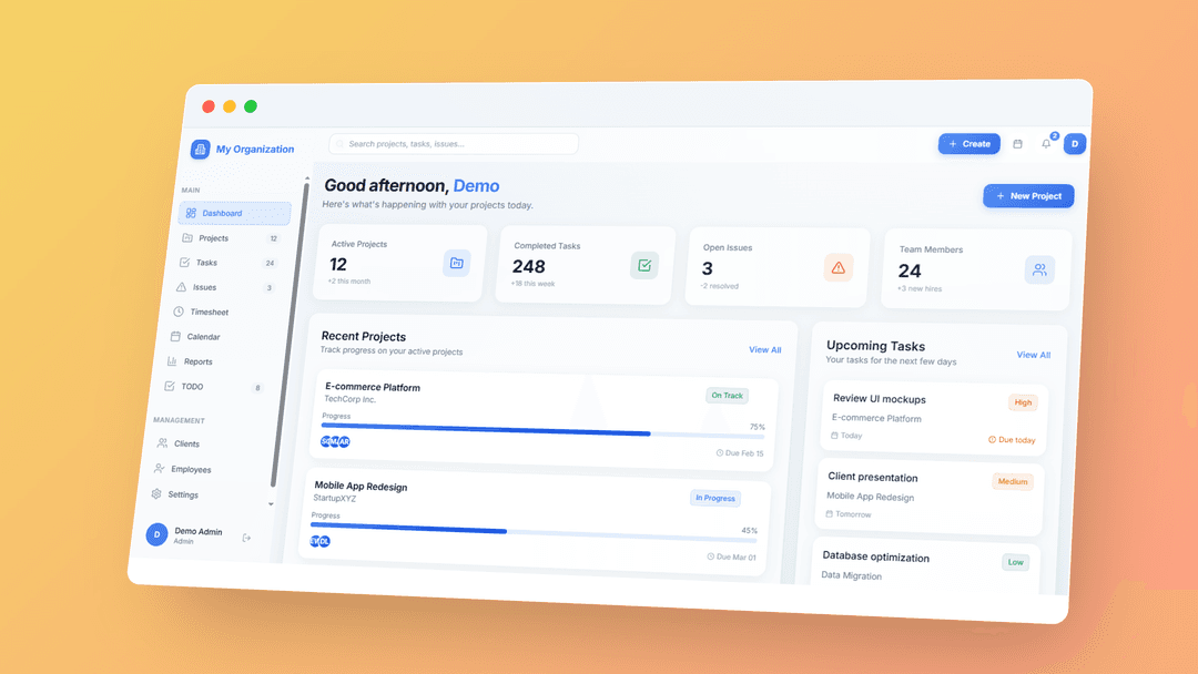Project Management Portal